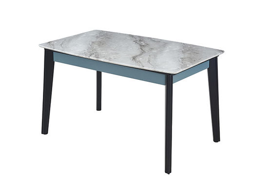 Bàn ăn gia đình bằng đá phiến thời trang đơn giản, Bàn ăn thiết kế bằng đá cẩm thạch