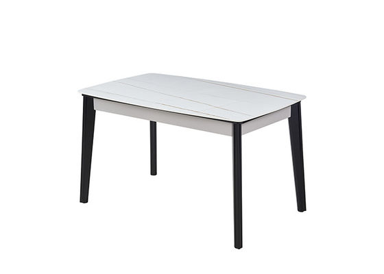 Bàn ăn bằng đá hiện đại đơn giản 130x80x76cm Bàn ăn bằng đá phiến