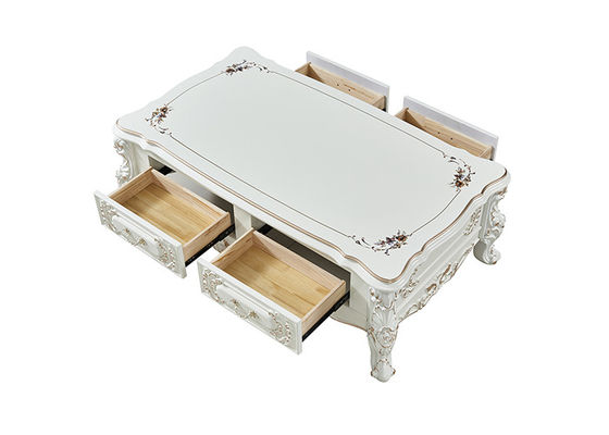 MDF Baking sơn mài chạm khắc Bàn cà phê phòng khách hiện đại