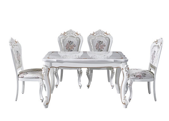 Bàn ăn hàng đầu bằng đá cẩm thạch trắng 80cmx130cmx75cm