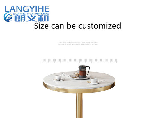 Bàn ăn Nhân tạo 31 inch Bàn tròn bằng đá cẩm thạch Odm