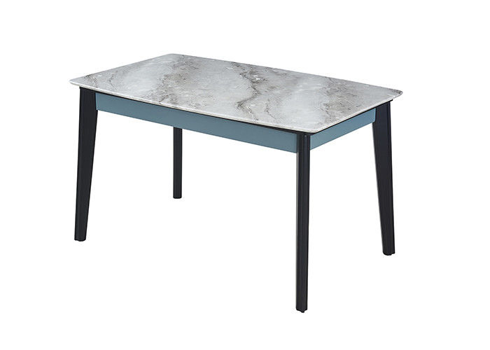 Bàn ăn gia đình bằng đá phiến thời trang đơn giản, Bàn ăn thiết kế bằng đá cẩm thạch