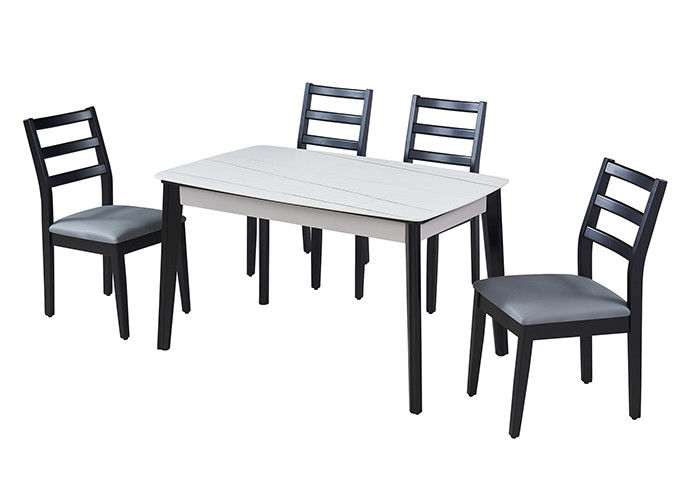 Bàn ăn bằng đá hiện đại đơn giản 130x80x76cm Bàn ăn bằng đá phiến