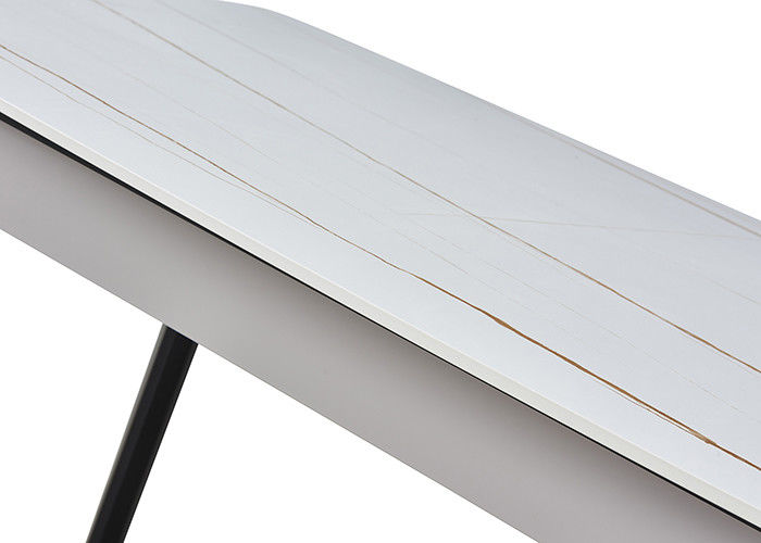Bàn ăn bằng đá hiện đại đơn giản 130x80x76cm Bàn ăn bằng đá phiến