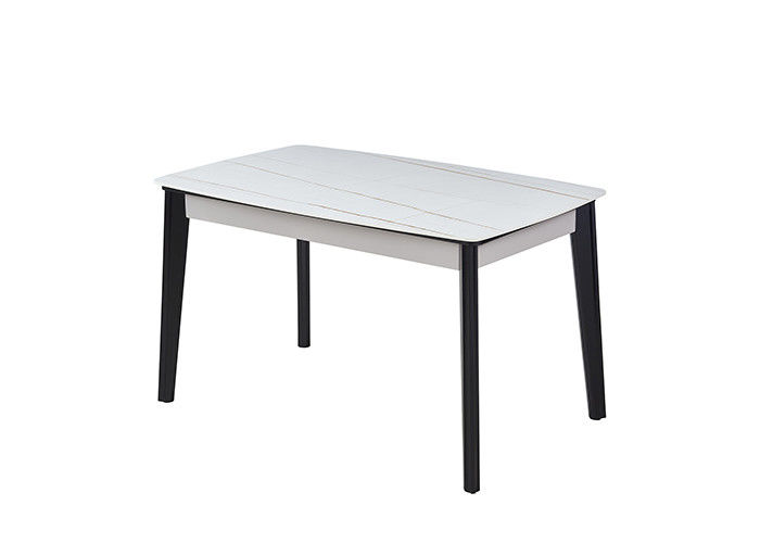 Bàn ăn bằng đá hiện đại đơn giản 130x80x76cm Bàn ăn bằng đá phiến
