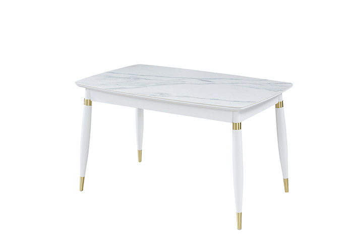 Phong cách sang trọng nhẹ 130cmx80cmx76cm Bàn ăn bằng đá phiến