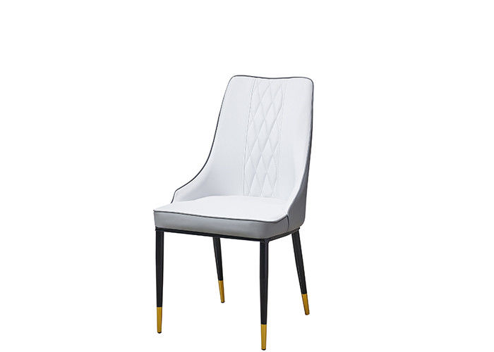 Ghế ăn bọc da hiện đại bằng thép không gỉ