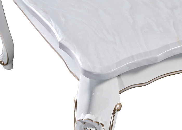 Bàn ăn bằng đá cẩm thạch phong cách Châu Âu 130x80x76cm