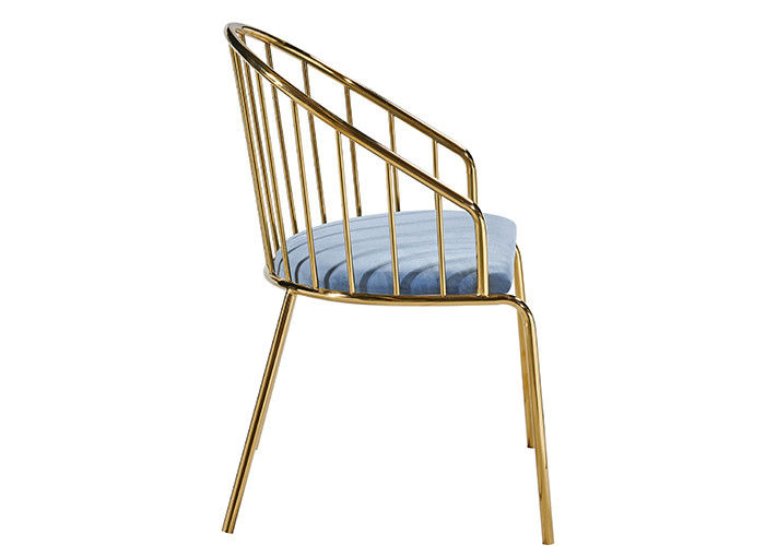 Ghế nhà hàng quán cà phê bằng thép không gỉ 80cm hào phóng