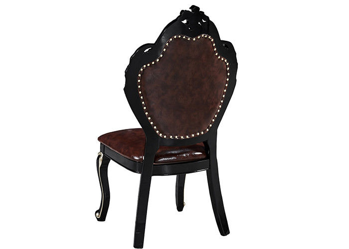 Ghế ăn kiểu Âu rộng rãi bằng gỗ rắn