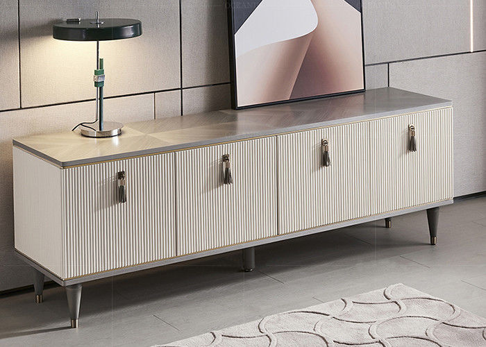 Thiết bị TV Marbled Thời trang và Bàn cà phê Phù hợp