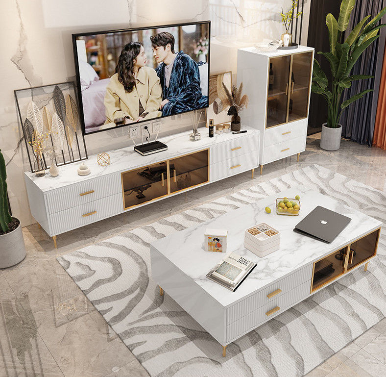Đơn vị TV 200x40x54cm và Bàn cà phê