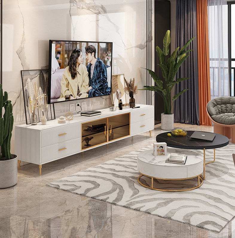 Đơn vị TV 200x40x54cm và Bàn cà phê