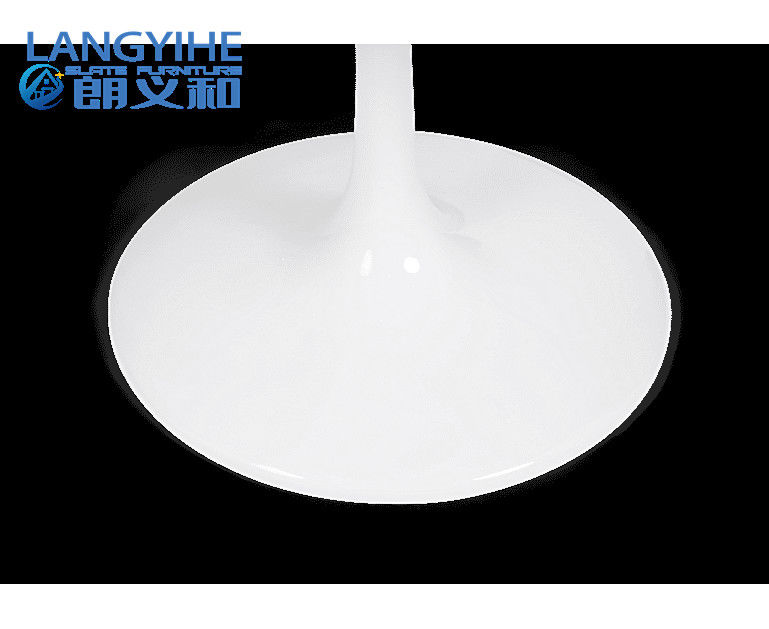 Bàn ăn tròn bằng đá cẩm thạch trắng 120cm và ghế ăn bọc nệm